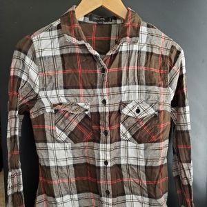 Love Tree Flannel Dress